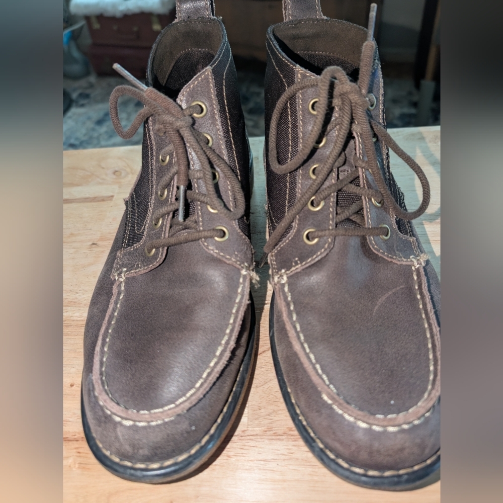 Timberland Earth Keepers Brown Leather Chukka Boots Size 8